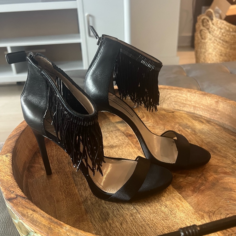 BCBGMaxAzria Stunning Black Heels Classic Design